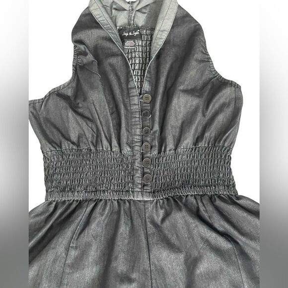 Step In Style Elegant Black Halter Jumpsuit Palazzo Leg. - Picture 5 of 7